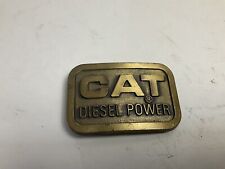 1976 Cat Diesel Power Belt Buckle Caterpillar Machinery  picture