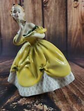 Vintage Royal Doulton Lady Figurine The Last Waltz HN 2315 Yellow Dress MINT picture