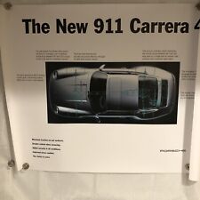 Porsche factory poster the new 911 Carrera four 1994 picture