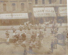 C.1910 RPPC Marching Band Ethan Allen Clothing C.C. Smith Hardware Children Main picture