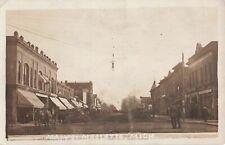 CEN Marlette MI RPPC Sanilac Downtown View Wagons Buggys NOT A CAR IN SIGHT picture