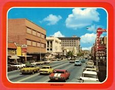 1970s Street View of Central Ave Looking East Albuquerque NM Large Postcard picture