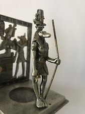 Pewter Egyptian Luxor Anubis Tea Light Candle  picture