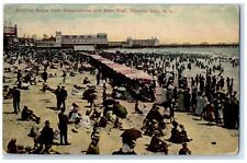 c1910 Bathing Scene Steeplechase & Steel Pier Atlantic City New Jersey Postcard picture