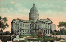 Atlanta GA Georgia, State Capitol Building, Vintage Postcard picture