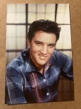 Elvis Presley Postcard Plaid Shirt picture