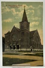 1907-1915 St John’s Catholic Church Postcard Moberly Missouri MO picture