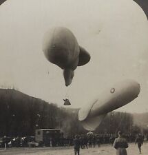 Observation Balloons near Coblenz Germany WWI Stereoview c1915 picture