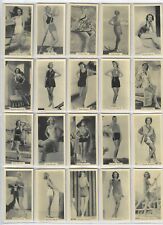 1939 Murray's Bathing Belles Cigarette Cards - Film Actresses in Swim Wear - 30 picture