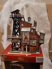Vtg Lemax 2001 Harvest Crossing Holiday Village Lucky No 7 Mine 15576 Box AS-IS picture