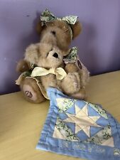Longaberger Boyd's Bear Grammy Quiltsbeary w/Patches NWT picture