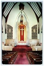 c1950's Zion Lutheran Church, Market at Larwill, Wooster Ohio OH Postcard picture