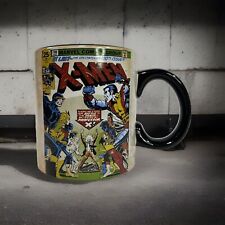 2012 Marvel X-MEN 100th Issue Retro Comic Book Design 4.5” Large Mug Cup. NWOT picture