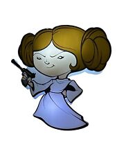 Star Wars Princess Leia Mini Light Up Wall Sign Tested Working picture