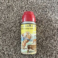 Vintage Roy Rogers and Dale Evans Double R Bar Ranch Metal Thermos 2077 picture