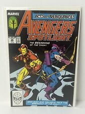 Avengers Spotlight Hawkeye #26 Marvel Comics 1989 Copper Age picture