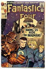 FANTASTIC FOUR #45 G, 1st Inhumans, Lee/Kirby, Marvel Comics 1965 Color Touch picture