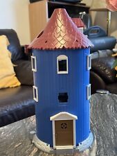 1990 MOOMIN House Playhouse Toy with Figurine Lot Pappa Mamma Stairs Ladder Bed picture