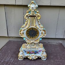 Vintage Leroi A Paris Mantle Clock Ceramic Very Rare picture