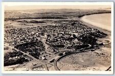 Anchorage Alaska AK Postcard RPPC Photo Aerial View c1940's Unposted Vintage picture