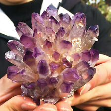 300g+New find Purple Phantom Quartz Crystal Cluster Mineral Specimen Gem picture
