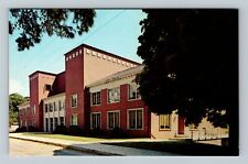 Mars Hill NC-North Carolina College, Robert Lee Moore Auditorium Chrome Postcard picture