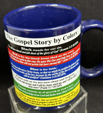 The Gospel Story by Colors Coffee Mug Blue Multicolor picture