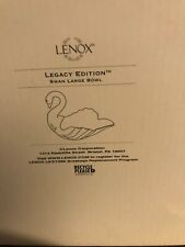 Lenox Legacy - Large Swan Bowl #6402952 - NIB picture