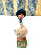 Tim Wolfe Cairn Studio Goose Alphabet Block 'G' picture