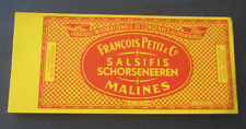 Wholesale Lot of 100 Old 1930's - Francois Petit - SALSIFY Can LABELS - Belgium picture
