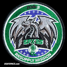 Authentic SPX-25 -SPACEX CRS-25- NASA ISS RESUPPLY Mission - AB Emblem USA PATCH picture