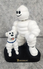 Michelin Man and Dog Bobblehead 7” Tall Michelin Tire No Box picture
