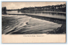 1913 A View from the Bridge, Newport New York NY Antique Posted Postcard picture