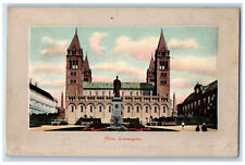 Pecs Hungary Postcard Building of Pécs Cathedral c1910 Antique Posted picture