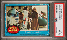 1977 Topps Star Wars Blue Series #13 A Sale On Droids PSA 4 picture