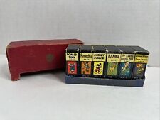 Mickey Mouse Library Of Games 1946 Russell Mfg Card Games Vol 1-6 picture