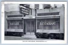 1958 WASHINGTON NEW JERSEY*NJ*BAYLOR'S RESTAURANT*AMERICAN HOME COOKING*POSTCARD picture