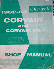 Vintage 1962-63 Corvair & Corvair 95 Shop Manual Supplement picture