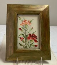 Vintage Antique Victorian Ephemera Post Card Frames, Flowers. Carnations picture