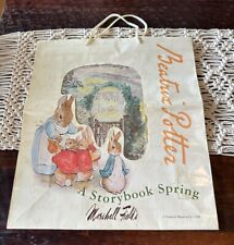 Marshall Field’s Beatrix Potter Gift Bag - 18” x 16” x 6” - New - Vintage picture