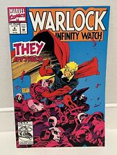 WARLOCK AND THE INFINITY WATCH THEY ATTACK MAY #4 MARVEL 1992 COMIC BOOK picture