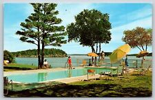 Vintage Postcard Bar Harbor Motor Inn Bar Harbor Maine Swimming Pool H5 picture