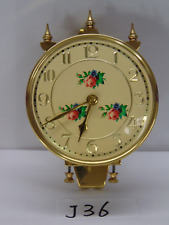Vintage Wilmac Anniversary Floral Clock Germany Made Replacement Part Mechanism picture