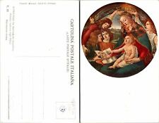 Botticelli La Madonna Magnificent Uffizi Gallery Postcard Unused (40609) picture