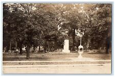 c1910's Park Monument Erie County Akron New York NY RPPC Photo Antique Postcard picture