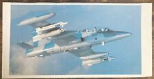 Book Clipping Photo Italian Aermacchi MB-339C Veltro 2 Aircraft Sidewinders picture