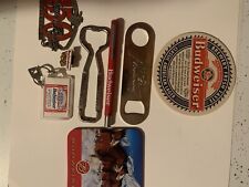 Eight Small Budweiser Memorabilia Items Nice Lot Vintage Budweiser Items picture