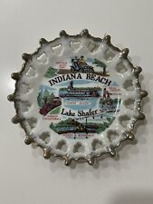 Indiana Beach Lake Shafer Wabash Skyride Boardwalk Souvenir Decorative  Plate picture