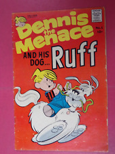Dennis the Menace and His Dog Ruff #1 Silver Age Hallden Fawcett 1961 picture