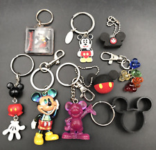 Lot of Nine (9) Disney Mickey Mouse Ears Keychains Purse Bag Charms picture